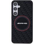 AMG AMHMS24M23SMRK S24+ S926 black hardcase with Silicone Carbon Pattern and MagSafe - imagine 3