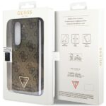 Guess GUHCZFD5P4TDPW F946 Z Fold5 brown hardcase Leather 4G Triangle Strass - imagine 7