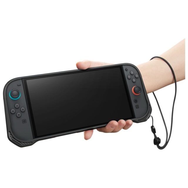 Case Spigen Rugged Armor for Nintendo Switch 2 black - imagine 6