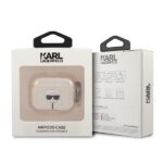 Karl Lagerfeld KLA3UKHGD AirPods 3 cover gold Glitter Karl`s Head - imagine 3