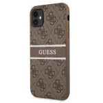 Guess GUHCN614GDBR iPhone 11 6,1" / Xr brown hardcase 4G Stripe - imagine 2