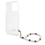 Guess GUHCP13XKPSWH iPhone 13 Pro Max 6,7" Transparent hardcase White Pearl - imagine 7