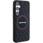 AMG AMHMS24M23SMRK S24+ S926 black hardcase with Silicone Carbon Pattern and MagSafe - imagine 4