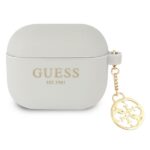 Guess GUA3LSC4EG AirPods 3 cover grey Silicone Charm 4G Collection