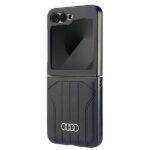Audi Synthetic Leather MagSafe Z Flip 6 F741 black hardcase AU-TPUPCFlip6-Q5/D1-BK - imagine 2