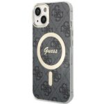 Guess GUHMP14MH4STK iPhone 14 Plus / 15 Plus 6.7" black hardcase 4G MagSafe