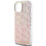 Hello Kitty HKHCP15SHCHPEP iPhone 15 / 14 / 13 6.1" Pink Hardcase IML Gradient Electrop Crowded Kitt - imagine 6