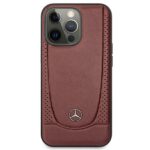 Mercedes MEHCP14LARMRE iPhone 14 Pro 6.1" Red Hardcase Leather Urban Bengale - imagine 3