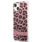 Guess GUHCP13MHSLEOP iPhone 13 / 14 / 15 6,1" pink hardcase Leopard - imagine 2