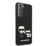 Karl Lagerfeld KLHCS21MPCUSKCBK S21+ G996 black hardcase Ikonik Karl & Choupette - imagine 4