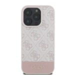 Guess GUHCP16LG4GLPI iPhone 16 Pro 6.3" pink hardcase 4G Bottom Stripe - imagine 4