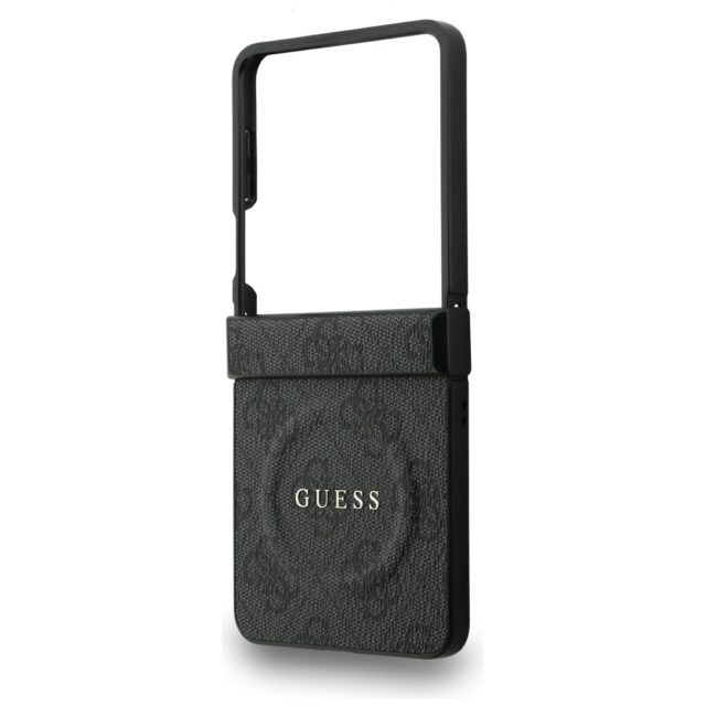 Case Guess 4G Classic MagSafe for Samsung Galaxy Z Flip7 black - imagine 6