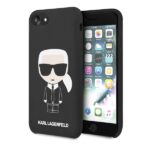 Karl Lagerfeld KLHCI8SLFKBK iPhone 7/8SE 2020 / SE 2022 hardcase black Silicone Iconic