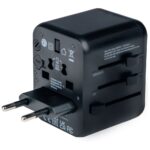 Verbatim Travel Adapter EU/UK/US 2xUSB-A UTA-01 black 49543 - imagine 5