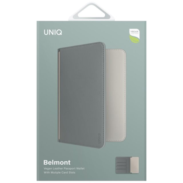 Passport Case UNIQ Belmont RFID lichen green ivory - imagine 6