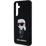 Karl Lagerfeld KLHCS24SSNIKBCK S24 S921 hardcase black Silicone Ikonik - imagine 6