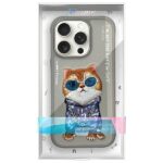 Nimmy case iPhone 16 Pro Max 6.9" gray Glasses Cool Cat - imagine 9