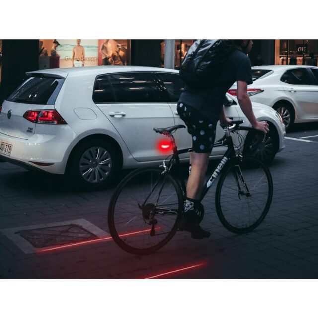 Extralink Rear Bicycle Light, Laser 5 LED Line Marker - imagine 8