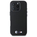 BMW BMHCP16X23PUFWC iPhone 16 Pro Max 6.9" black hardcase Carbon Wrapped Metal - imagine 3