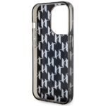 Karl Lagerfeld KLHCP15LHNKMKLK iPhone 15 Pro 6.1" black hardcase Monogram Ikonik - imagine 7