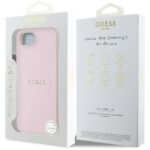 Case Guess Grained Ring MagSafe for iPhone 16e pink - imagine 8