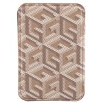 Guess Wallet Card Slot GUWMSHGCFSEW MagSafe GCube stripe brown - imagine 4
