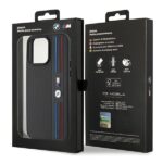 Case BMW BMHCP15X22PPMK iPhone 15 Pro Max 6.7" black Tricolor M Collection - imagine 8