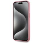 Case Karl Lagerfeld Wrinkled Metal Signature for iPhone 15 pink - imagine 5
