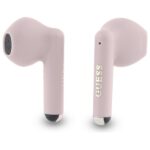 Guess Bluetooth headphones GUTWSJ14ESGP TWS + docking station pink Printed Classic Logo - imagine 2