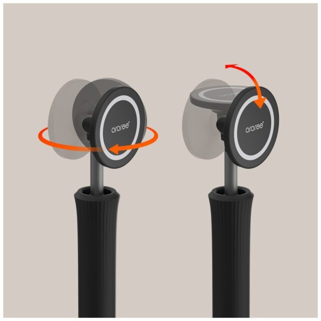 Selfie Stick Araree Magfie Pod Lite Tripod MagSafe black - imagine 3