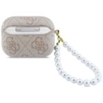 Case Guess 4G Pearl Strap for AirPods Pro 3 pink - imagine 2