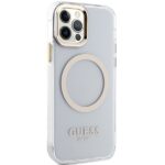 Guess GUHMP12MHTRMD iPhone 12/12 Pro 6.1" gold hardcase Metal Outline Magsafe - imagine 4