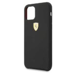 Ferrari Hardcase FESSIHCN61BK for iPhone 11 6.1" / XR Black Silicone Collection - imagine 3