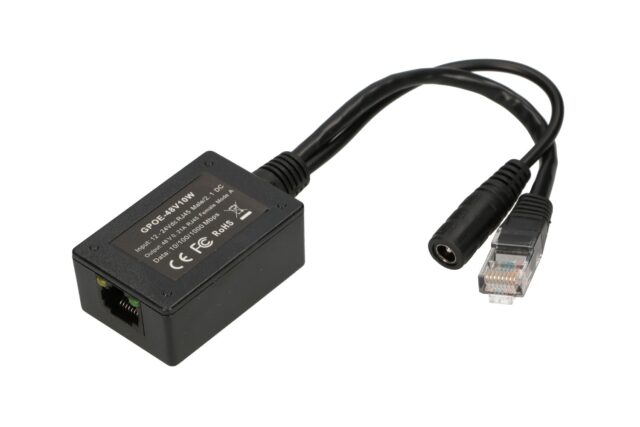 Extralink 1 Port | PoE Inverter | Input 1x 1000Mb/s RJ45/Jack 10-30V, Output 48V - imagine 2