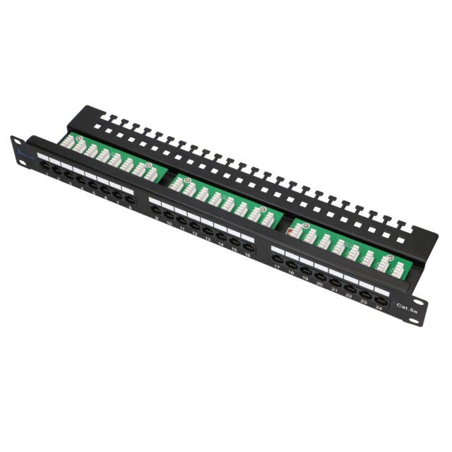 Extralink CAT5E UTP | Patchpanel | 24 port - imagine 5