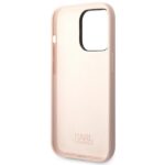 Karl Lagerfeld KLHCP14LSLKHLP iPhone 14 Pro 6,1" hardcase pink Silicone Karl`s Head - imagine 7