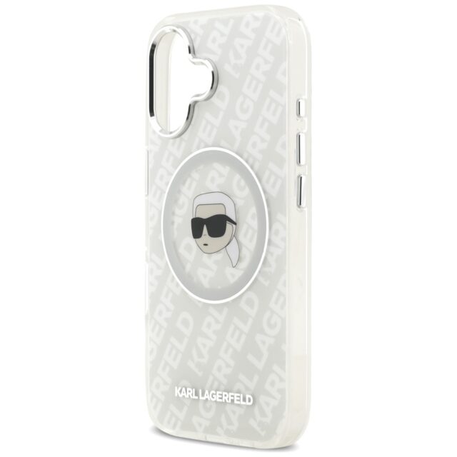 Karl Lagerfeld IML Karl Head Logo MagSafe Case for iPhone 17 Grey - imagine 6