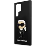 Karl Lagerfeld KLHCS23LSNIKBCK S23 Ultra S918 hardcase black Silicone Ikonik - imagine 6