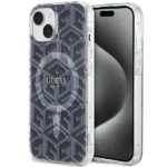 Guess GUHMP15SHGCUSTGK iPhone 15 / 14 / 13 6.1" black hardcase IML GCube MagSafe