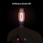 USAMS Braided U-Tone microUSB Cable 1.2m Power-off 2A Fast Charging black SJ346USB01 (US-SJ346) - imagine 6