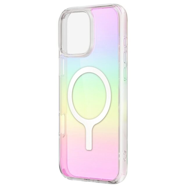 Case UNIQ Iridescia for iPhone 16 Plus Magclick Charging holographic - imagine 2