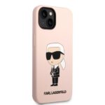 Karl Lagerfeld KLHMP14SSNIKBCP iPhone 14/ 15 / 13 6,1" hardcase pink Silicone Ikonik Magsafe - imagine 4