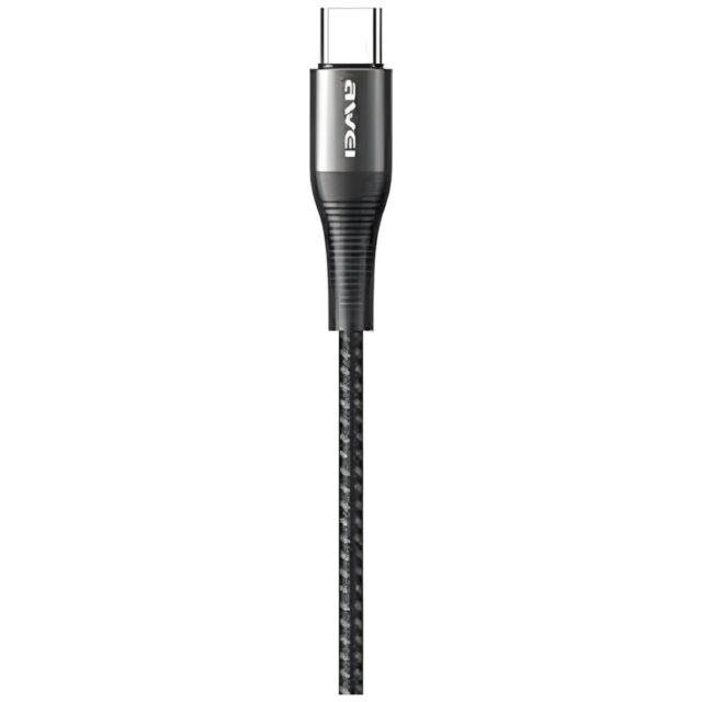 AWEI Adapter CL-116T USB-C/Jack 3.5 black - imagine 2