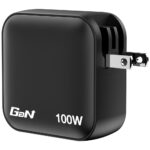 Wall Charger Verbatim Mini GaN 100W 3xUSB-C PD/1x USB-A QC black 32231 - imagine 4