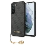Guess GUHCS22MGF4GGR S906 S22+ grey hardcase 4G Charms Collection