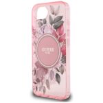 Case Guess IML Flowers MagSafe for iPhone 16e pink - imagine 6