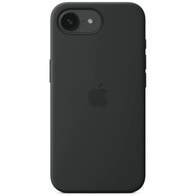 Case Apple Silicone Case for iPhone 16e black - imagine 2