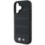 BMW BMHMP16S23PUSPK iPhone 16 6.1" black hardcase M Perforated And Stitched Line MagSafe - imagine 6