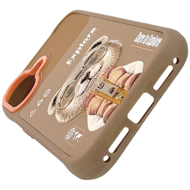 Case Nimmy Cool&Cute 2.0 Bear for iPhone  17 beige - imagine 3