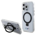Case BMW BMHMP15XURST iPhone 15 Pro Max 6.7" clear hardcase Ring Stand M Collection MagSafe